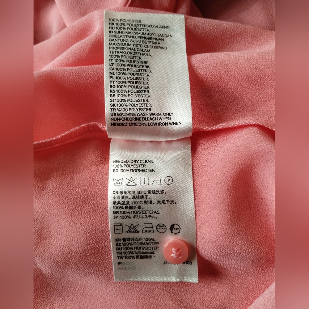 Pink button-up blouse by H&M - Picture 6 of 6